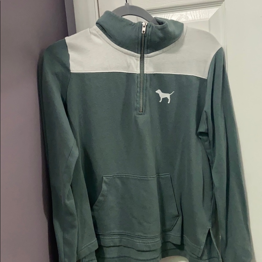 pink zip up